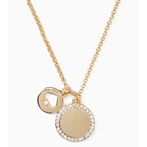 Spot the Spade Pave Charm Pendant